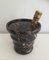 Decorative Black Marble and Brass Covered Pot, 1940s, Image 2