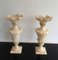 Alabaster Dekorationen, 1900er, 2er Set 4