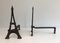 Eiffel Tower Cast Iron Andirons, France, 1900s, Set of 2 3