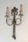 French Neo-Classical Style Silvered Bronze Sconces with Ribbons and Hunting Horns from Maison Bagués, 1960s, Set of 2, Image 4