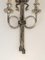 Applique in stile neoclassico in bronzo argentato con nastri e corna da caccia di Maison Bagués, Francia, anni '60, set di 2, Immagine 6
