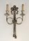 French Neo-Classical Style Silvered Bronze Sconces with Ribbons and Hunting Horns from Maison Bagués, 1960s, Set of 2, Image 1