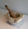 18th Century Marble Mortar with Pestle 2