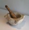 18th Century Marble Mortar with Pestle, Image 2