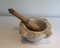 18th Century Marble Mortar with Pestle 1