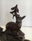 Black Forest Carved Wood Inkwell of Deer and Birds in the Forest, 1800s 6