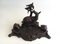 Black Forest Carved Wood Inkwell of Deer and Birds in the Forest, 1800s, Image 1