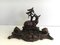 Black Forest Carved Wood Inkwell of Deer and Birds in the Forest, 1800s 2