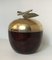French Apple Ice Bucket in Acrylic Glass, Gilt Metal and Plastic, 1970s, Image 2