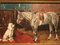 Dipinti di cavallo e cane, XIX secolo, olio su tela, con cornice, set di 2, Immagine 7