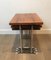 French Wood and Chrome Nesting Tables, 1970s, Set of 3, Image 5