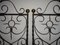 French Wroight Iron Gates, 1940s, Set of 2, Image 3