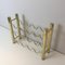 French Brass Bottles Rack, 1970s 5