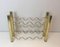 French Brass Bottles Rack, 1970s, Image 8