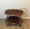 French Neoclassical Style Brass & Mahogany Trolley with Removable Trays, 1940s 2