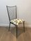 Französische schwarz lackierte Stühle von Colette Gueden, 1950er, 2er Set 1