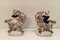Staffordshire Characters Riding Stylished Aries Figurines, 1880s 2