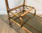 French Rattan Drinks Trolley with Leather Links, 1950s 5