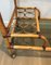 French Rattan Drinks Trolley with Leather Links, 1950s 6