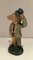 Figurine Anthropomorphe en Plâtre Représentant un Chien avec Chapeau et Parapluie, 1940s 3