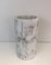 Italian Carrara Marble Umbrella Stand in the Style of Angelo Mangiarotti, 1970s 8