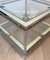 French Chrome & Brass Design Side Table, 1970s, Image 5