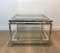 French Chrome & Brass Design Side Table, 1970s, Image 4