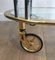 French Gunmetal and Gilt Drinks Trolley, 1970s 8