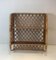 French Rattan Wall Shelf Attributed to Audoux Minet, 1950s, Image 4