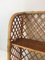 French Rattan Wall Shelf Attributed to Audoux Minet, 1950s 6