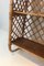 French Rattan Wall Shelf Attributed to Audoux Minet, 1950s 7