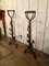 French Wrought Iron Andirons, 1900s, Set of 2 3
