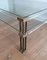 Large Modernist Chrome and Acrylic Glass Coffee Table, France, 1970s, Image 4