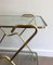 Italian Brass and Engraved Glass Drinks Trolley, 1950s 7