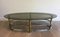Gilt Brass and Chrome Coffee Table, France, 1960s, Image 1
