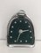 Reloj de cuero y cromo atribuido a Jacques Adnet, Francia, años 50, Imagen 8