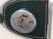 Orologio in pelle e metallo cromato attribuito a Jacques Adnet, Francia, anni '50, Immagine 6