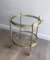 Neo-Classical Brass Round Trolley, France, 1940s 1