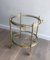 Neo-Classical Brass Round Trolley, France, 1940s, Image 1