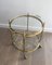 Neo-Classical Brass Round Trolley, France, 1940s, Image 5
