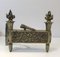 Empire Bronze Andirons, France, 1850s, Set of 2, Image 3