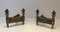 Empire Bronze Andirons, France, 1850s, Set of 2, Image 1