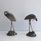 Silvered Cranes from Maison Bagués, 1970s, Set of 2 1