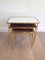 Nesting Tables with Mirror Tops, 1960s, Set of 3 2