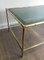 Faux Bamboo Brass Coffee Table in Style of Jacques Adnet, 1970s 2