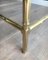 Faux Bamboo Brass Coffee Table in Style of Jacques Adnet, 1970s 7