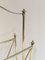French Neoclassical Brass Magazine Rack Attributed to Maison Jansen, 1940s 6