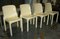 Weiße Selene Stühle von Vico Magistretti, 1970er, 4er Set 2
