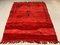 Large Vintage Red and Black Moroccan Beni Ourain Rug, 1980s 2