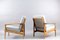 Mid-Century German Buche Lounge Chairs from Walter Knoll / Wilhelm Knoll, 1960s, Set of 2 6